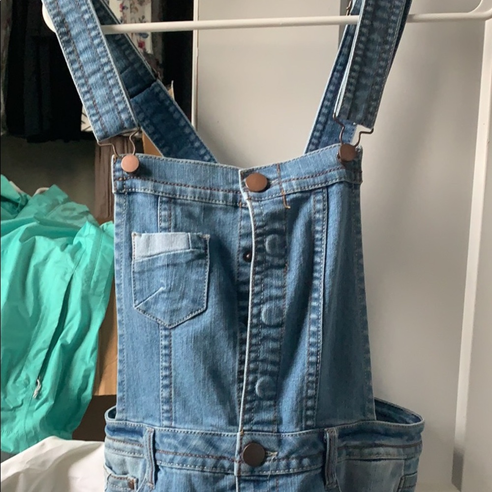 Blue Jean overall shorts